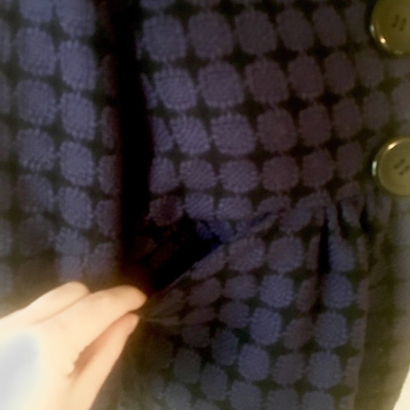 XS Kensie Crop Peplum Wool Jacket EUC SNAP CLOSURE - Picture 2 of 5